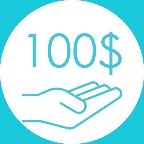 Dons de 100$